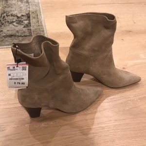 Zara pointed toe slouchy boot